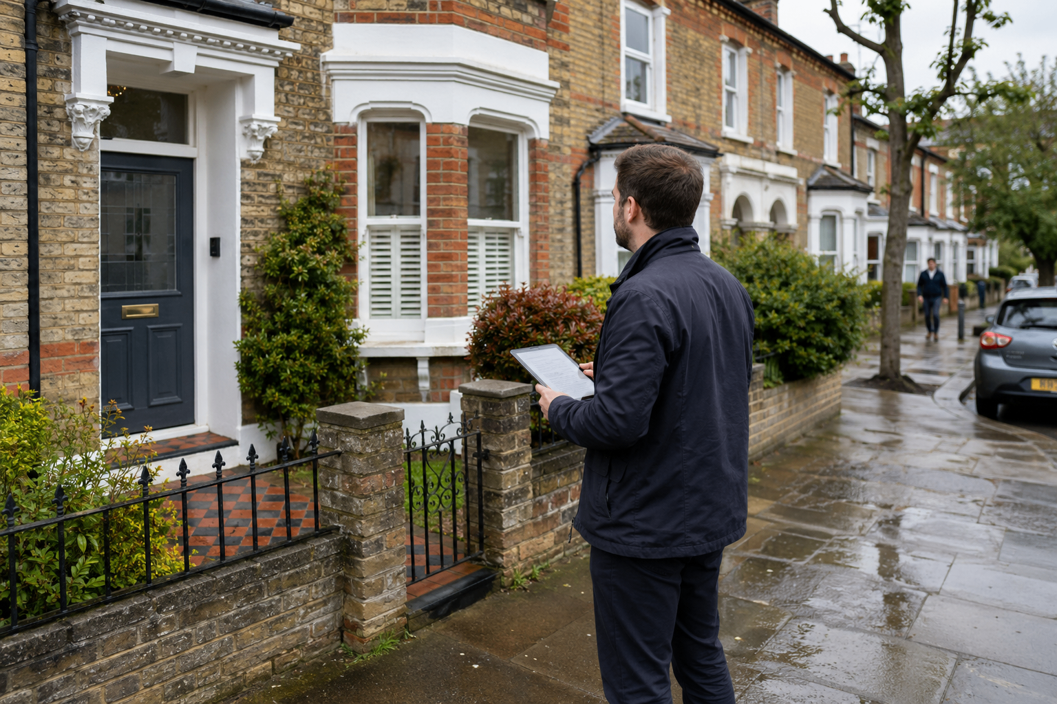 Property manager reviewing a UK home before onboarding.