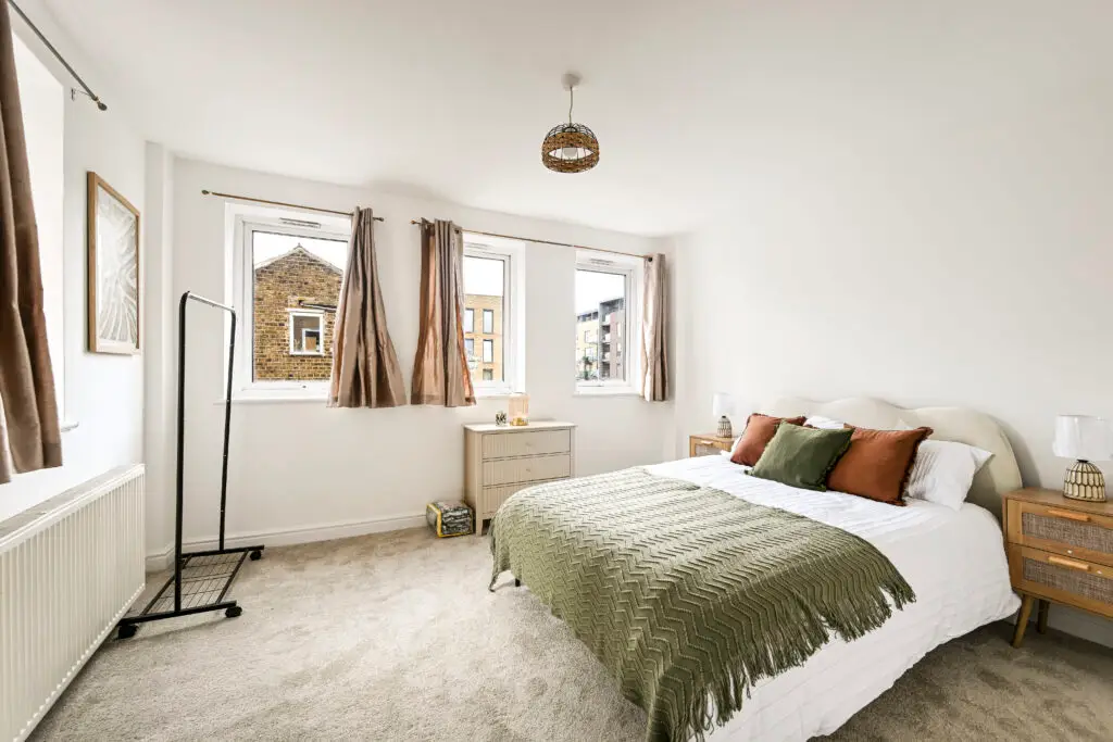 Luxury serviced accommodation interior showcasing modern living space